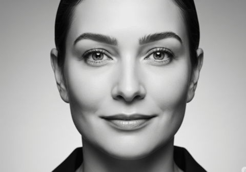 Cirugía maxilofacial en Medellín: Imagen ilustrativa de rostro femenino en procedimiento estético"